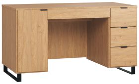 Bureau Patitas 02, kleur: eik - Afmetingen: 78 x 140 x 67 cm (H x B x D)