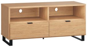 TV-onderkast Patitas 10, kleur: eiken - Afmetingen: 56 x 120 x 47 cm (H x B x D)