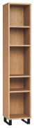 open kast / boekenkast Patitas 22, kleur: eik - Afmetingen: 195 x 39 x 38 cm (h x b x d)