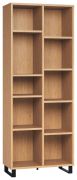 open kast / boekenkast Patitas 23, kleur: eik - Afmetingen: 195 x 76 x 38 cm (h x b x d)