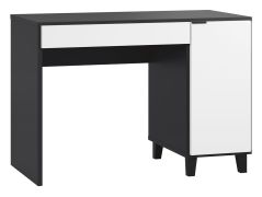 Bureau Vacas 27, kleur: zwart / wit - Afmetingen: 78 x 110 x 57 cm (H x B x D)