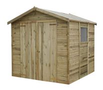Tuinhuis / berging incl. vloer - Afmetingen: 220 x 214 x 230 cm (L x B x H)