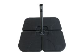 Kunststof voet voor Denver parasol - 500 x 500 x 75 mm