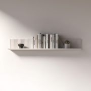 Moderne wandplank / hangrek / hangplank Humboldt 10 / Maten: 120 x 20 x 18 cm / Kleur: eiken Cremona / kasjmier / ABS-randafwerking / 1 schap / voor de woonkamer