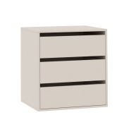 Laden voor kledingkasten Cabecao / kasjmier / laden module / 3 laden / 63,5 x 60 x 50,5 cm / hoekig / compact ontwerp
