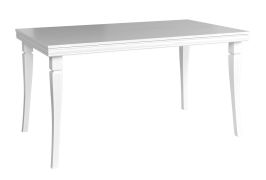 Uitschuifbare eettafel Sentis 22, kleur: wit grenen - 160 - 203 x 90 cm (B x D)
