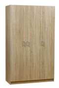 Draaideurkast / kleerkast Plata 08, kleur: Sonoma eiken - 201 x 120 x 53 cm (h x b x d)