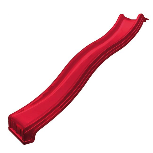 Glijbaan met wateraansluiting - Lengte 3 m - Kleur: rood