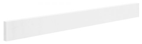 Afdekplaat voor bed Gyronde, massief grenen, wit gelakt - 24 x 200 x 2 cm (H x B x D)
