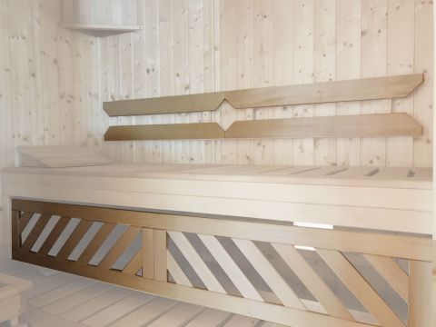 Rugleuning set voor Tirari 1815 prefab elementen sauna