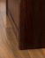 Schoenenkast 004 massief grenen , vol hout, kleur walnotenhout - afmetingen 98 x 72 x 29 cm (H x B x D)