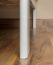 eenpersoonsbed / logeerbed massief grenenhout, wit gelakt A8, incl. lattenbodem - afmetingen: 140 x 200 cm