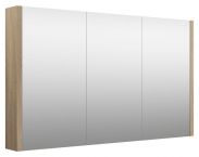 Badkamer - spiegelkast Bidar 30, kleur: eiken - 65 x 110 x 12 cm (H x B x D)