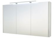 Badkamer - spiegelkast Bidar 31, kleur: wit glanzend - 65 x 110 x 12 cm (H x B x D)