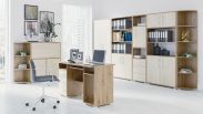 Complete kantoor set A Curug, 8 delig,, kleur: eiken / licht beuken