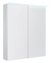 Badkamer - spiegelkast Siliguri 01, kleur: wit glanzend - 70 x 60 x 13 cm (H x B x D)