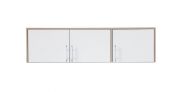 opzetkast Hannut 02, kleur: wit / eiken - Afmetingen: 40 x 150 x 56 cm (H x B x D)