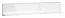 wandrek / hangplank Sydfalster 06, kleur: Wit / Wit hoogglans - Afmetingen: 27 x 143 x 22 cm (H x B x D)