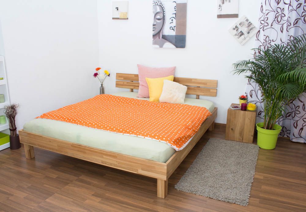 Futonbed massief houten bed Wooden Nature 03 geolied - ligvlak x 200 cm (B x