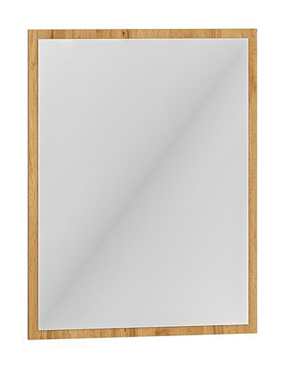 schudden hand Geleidbaarheid Spiegel Vamdrup 08, kleur: eik - Afmetingen: 65 x 50 x 3 cm (h x b x d)
