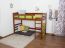 kinderbed/Hoog bed "Easy Premium Line" K14/n, massief beukenhout kleur: kersenhout - afmetingen: 90 x 200 cm