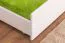 Stapelbed voor volwassenen "Easy Premium Line" K21/h incl. onderschuifbed /extra ligplaats en 2 afdekplaten, afgeronde hoofd- en voeteneinden, massief wit beuken - ligvlak: 90 x 200 cm, deelbaar