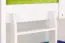Stapelbed "Easy Premium Line" K20/h incl. onderschuifbed /extra ligplaats en 2 afdekplaten, hoofd- en voeteneinde recht, massief beuken wit - 90 x 200 cm (b x l), deelbaar