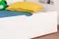Stapelbed "Easy Premium Line" K20/h incl. onderschuifbed /extra ligplaats en 2 afdekplaten, hoofd- en voeteneinde recht, massief beuken wit - 90 x 200 cm (b x l), deelbaar