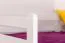 Stapelbed "Easy Premium Line" K20/h incl. onderschuifbed /extra ligplaats en 2 afdekplaten, hoofd- en voeteneinde recht, massief beuken wit - 90 x 200 cm (b x l), deelbaar