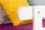 Stapelbed "Easy Premium Line" K20/h incl. onderschuifbed /extra ligplaats en 2 afdekplaten, hoofd- en voeteneinde recht, massief beuken wit - 90 x 200 cm (b x l), deelbaar