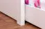 Stapelbed "Easy Premium Line" K20/h incl. onderschuifbed /extra ligplaats en 2 afdekplaten, hoofd- en voeteneinde recht, massief beuken wit - 90 x 200 cm (b x l), deelbaar