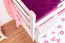 Stapelbed "Easy Premium Line" K20/h incl. onderschuifbed /extra ligplaats en 2 afdekplaten, hoofd- en voeteneinde recht, massief beuken wit - 90 x 200 cm (b x l), deelbaar