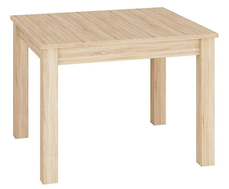 Uitschuifbare eettafel Mesquite 20, kleur: Sonoma eiken licht - Afmetingen: 101-181 x 89 cm (B x D)