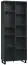 Open kast Chiflero 23, kleur: zwart - Afmetingen: 195 x 76 x 38 cm (h x b x d)