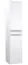 Badkamer - hoge kast Bidar 84, kleur: wit glanzend - 160 x 35 x 35 cm (H x B x D)