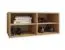 Functioneele schoenenkast met kapstok / garderobe Tödi 05, kleur: eiken - afmetingen: 40 x 84 x 42 cm (H x B x D), met vier vakken en vier haken