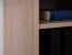 Kinderkamer - Commode Fabian 07, kleur: eiken lichtbruin / wit / blauw - 130 x 80 x 40 cm (H x B x D)