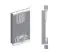 Schiebetürenschrank / Kleiderschrank mit Spiegel Tomlis 04A, Farbe: Weiß matt - Abmessungen: 200 x 180 x 62 cm (H x B x T)