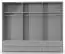 Drehtürenschrank / Kleiderschrank Siumu 36, Farbe: Weiß / Weiß Hochglanz - 224 x 272 x 56 cm (H x B x T)