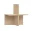 Element voor het organiseren van boekenplanken of hangplanken, kleur: eiken, afmetingen: 47 x 44,5 x 29 cm