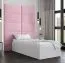 Elegant wandpaneel Kleur: Roze - afmetingen: 42 x 84 x 4 cm (H x B x D)