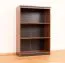 Open boekenkast Mojokerto 11, kleur: walnoot / zwart - Afmetingen: 121 x 80 x 39 cm (H x B x D)