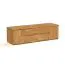 TV-onderkast Kapiti 15 geolied massief wild eiken - Afmetingen: 44 x 148 x 45 cm (H x B x D)