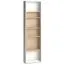 Plank Minnea 12, kleur: wit / eiken - Afmetingen: 240 x 57 x 22 cm (H x B x D)