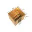 Sauna "Jonina" met bronskleurige deur - kleur: naturel - 196 x 178 x 198 cm (B x D x H)