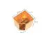 Sauna "Geysa" SET - Kleur: naturel, kachel externe regeling eenvoudig 9 kW - 170 x 151 x 198 cm (B x D x H)
