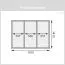 Saunahuis "Ilvy" SET met matglazen deur en kachel 9 KW - 196 x 146 cm (B x D), vloeroppervlak: 2,4 m²