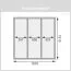 Saunahuis "Heli" SET met kachel 9 KW en moderne deur, kleur: natuur - 196 x 196 cm (B x D), oppervlakte: 3,3 m².