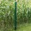 Hekwerkpaal mod. U, Uitvoering: verzinkt, Voor hekhoogte: 63 cm, Lengte: 110 cm, Bevstigingspunten: 2