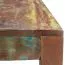Vierkante woonkamertafel, massief hout, kleur: mango - Afmetingen: 60 x 60 cm (B x D)